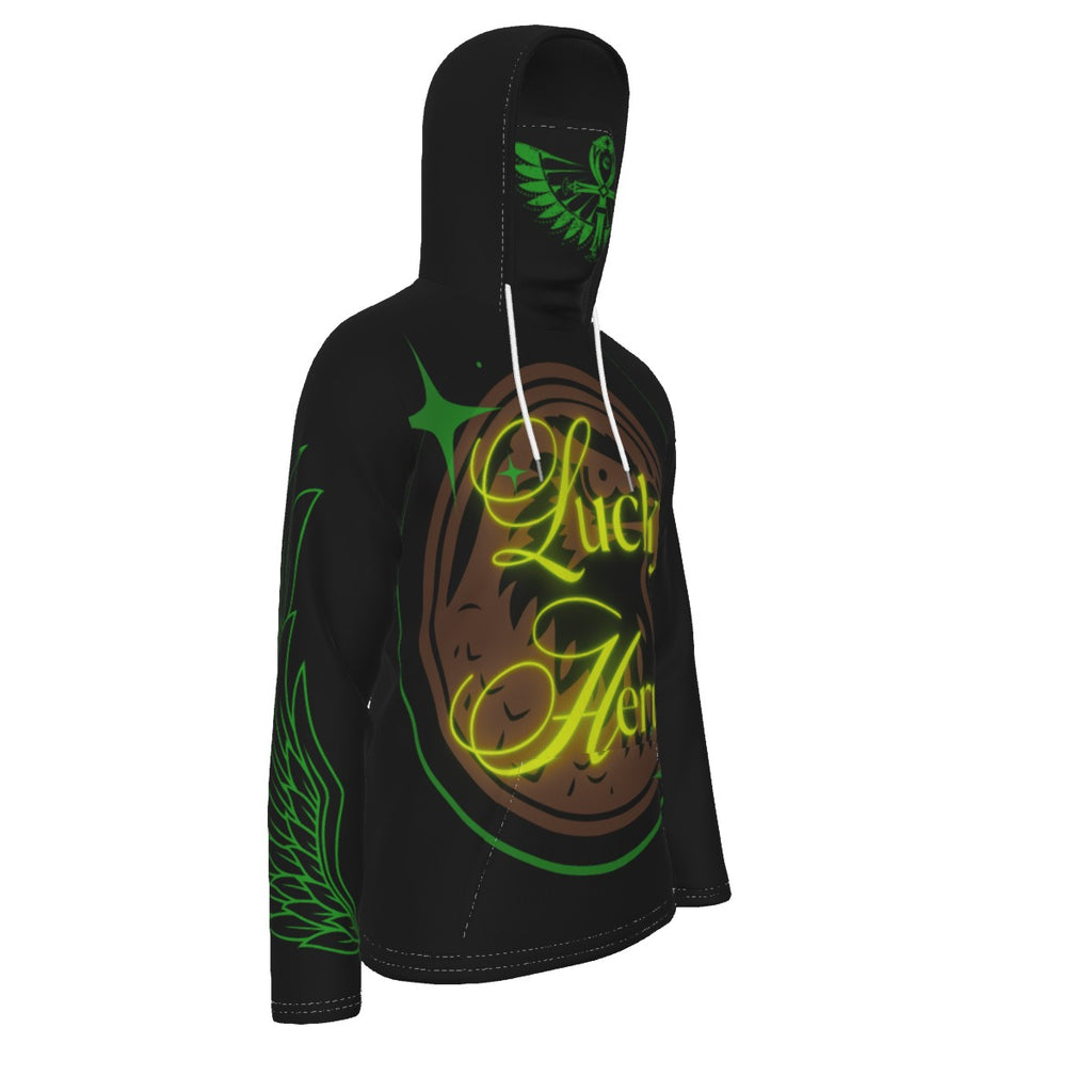 FREQUENCY APPAREL Lucky Heru Heavy Fleece Hoodie With Mask