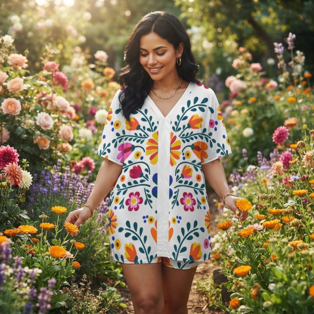 Floral Print V Neck Short Set Women Casual Loungewear Two Piece Summer Outfit