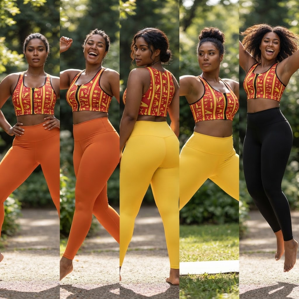 Ancient Egypt Print Yoga Zip Vest Sleeveless Crop Top Athletic Tank