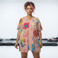 Day of the Dead Sugar Skull Matching Shorts Set Colorful Floral Loungewear Two Piece Outfit