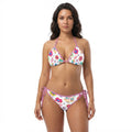 Floral Sugar Skull Bikini Set Day of the Dead Print Swimsuit